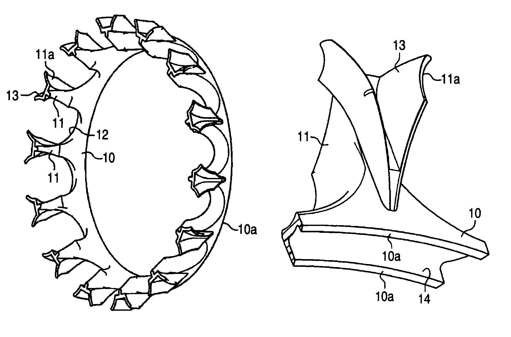 Resin cage for ball bearing