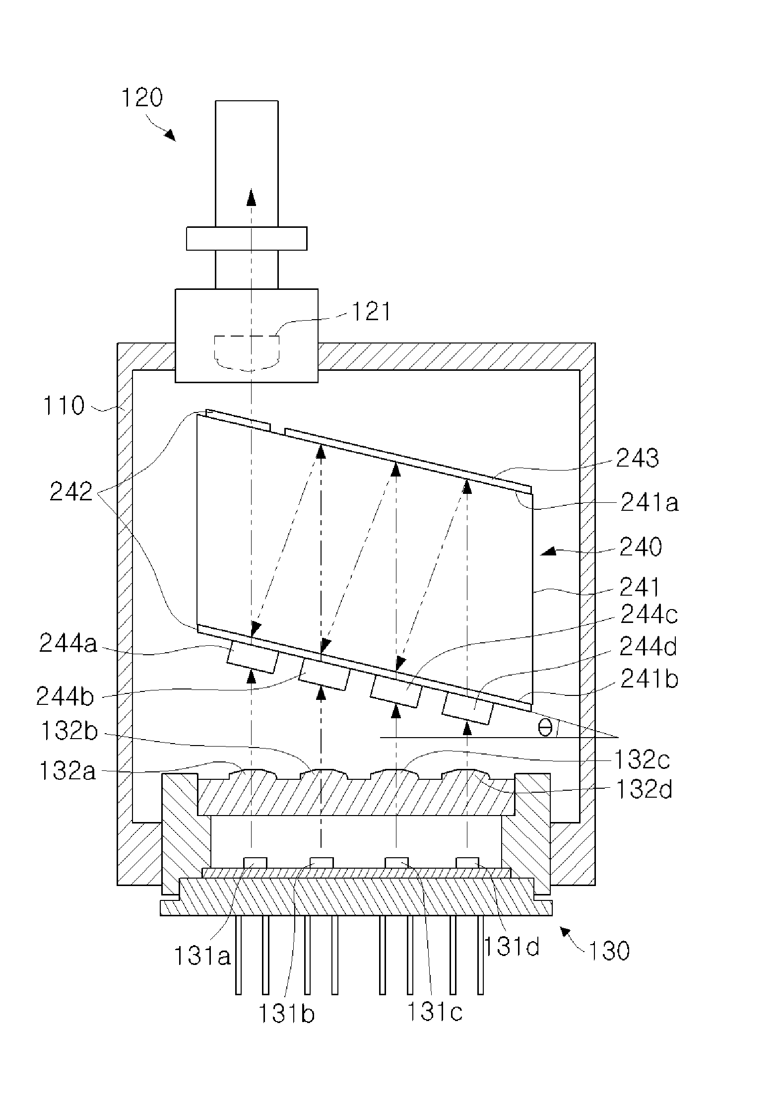 Multi-wavelength optical transmitting and receiving modules