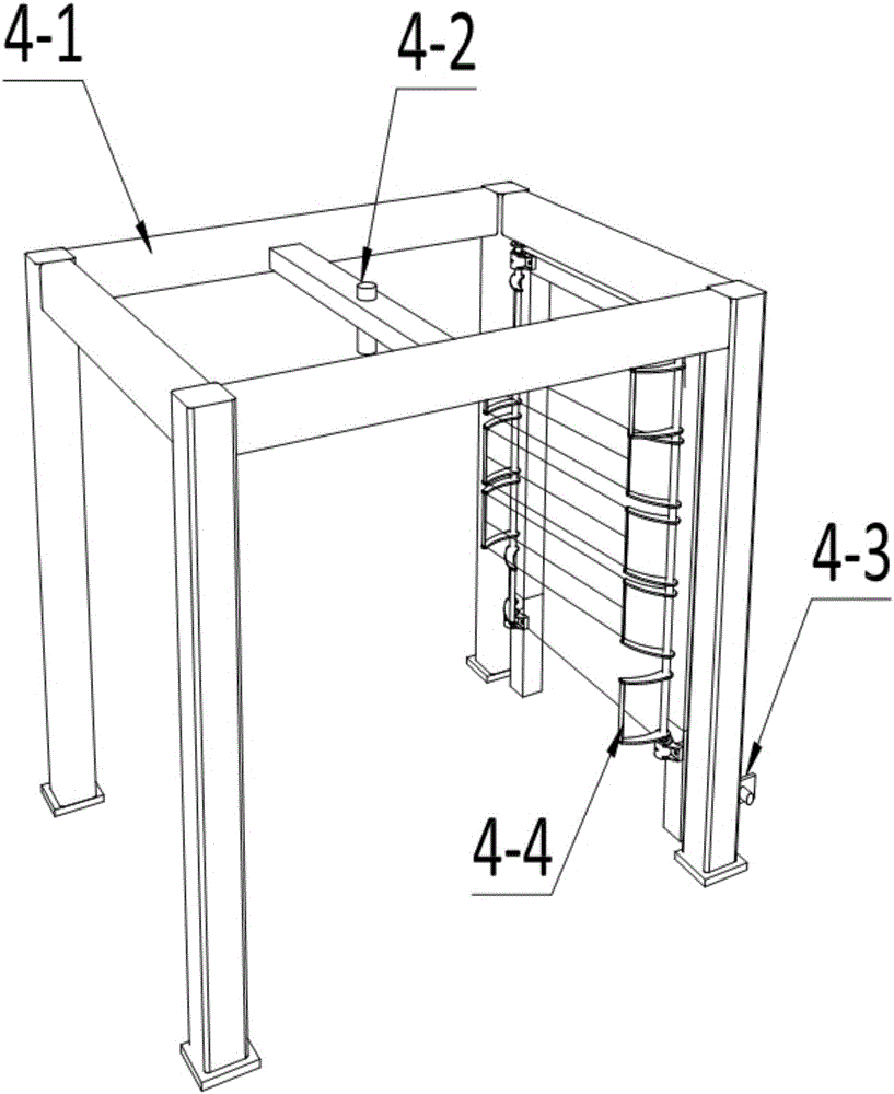 Aerated concrete cutting device and working method thereof