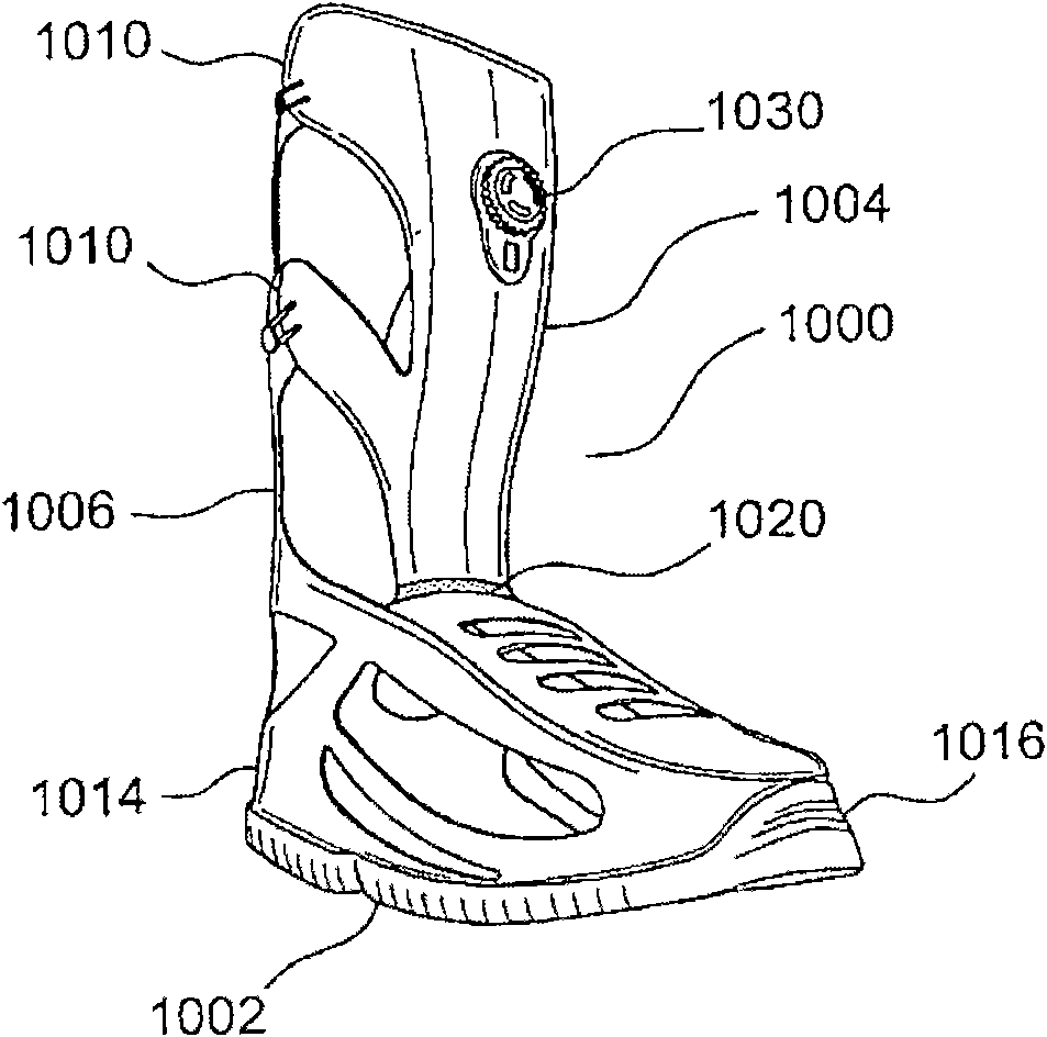 Orthopedic devices utilizing rotary tensioning