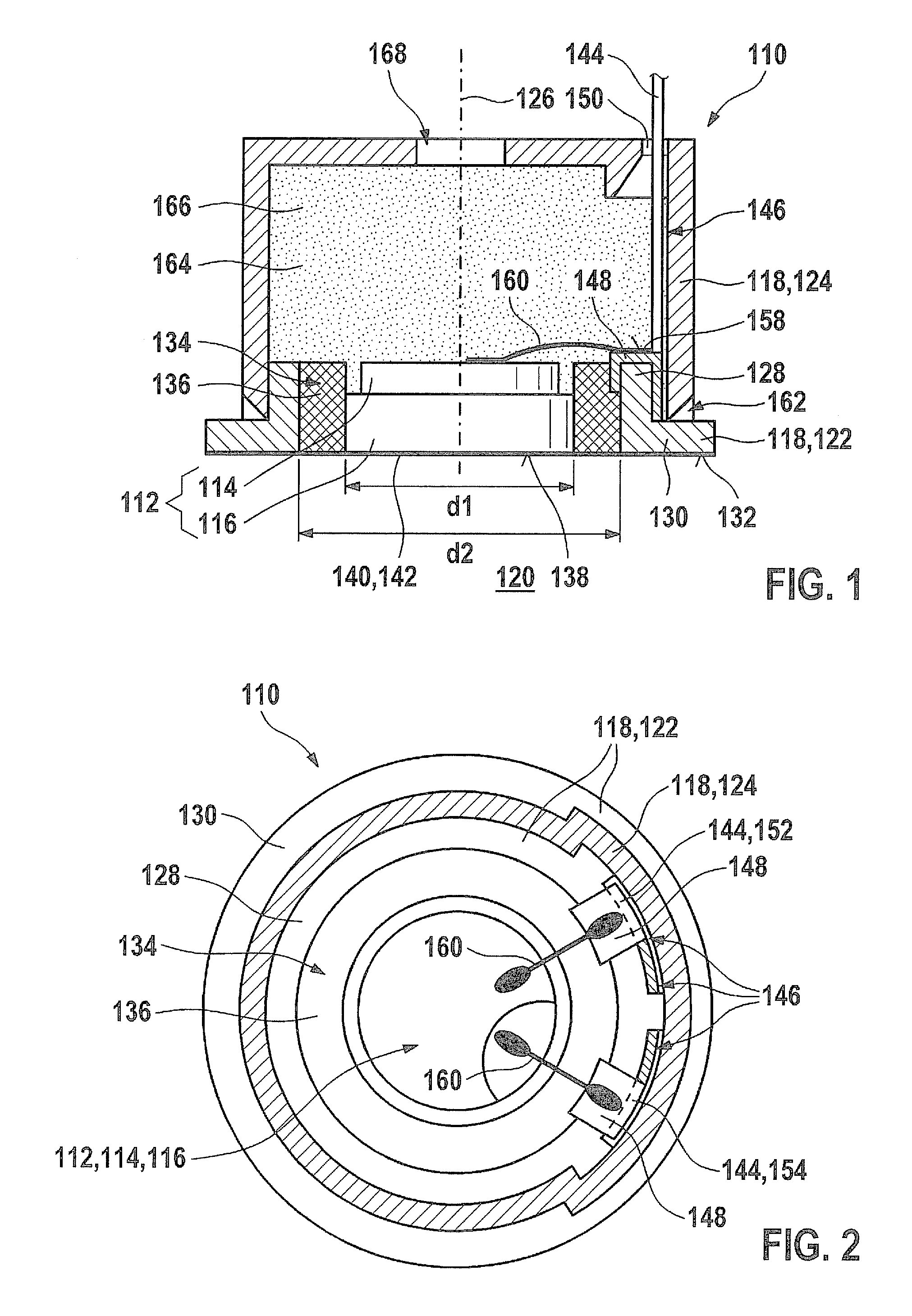 Ultrasonic transducer for use in a fluid medium