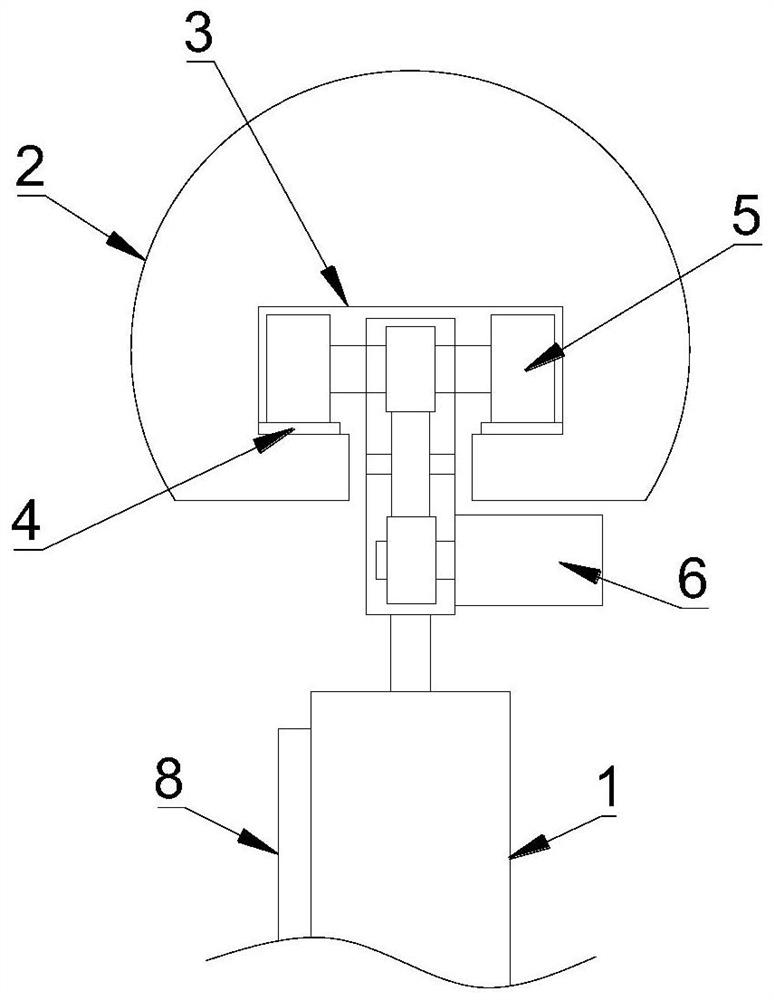 An electronic curtain with negative ion ventilation and heat insulation