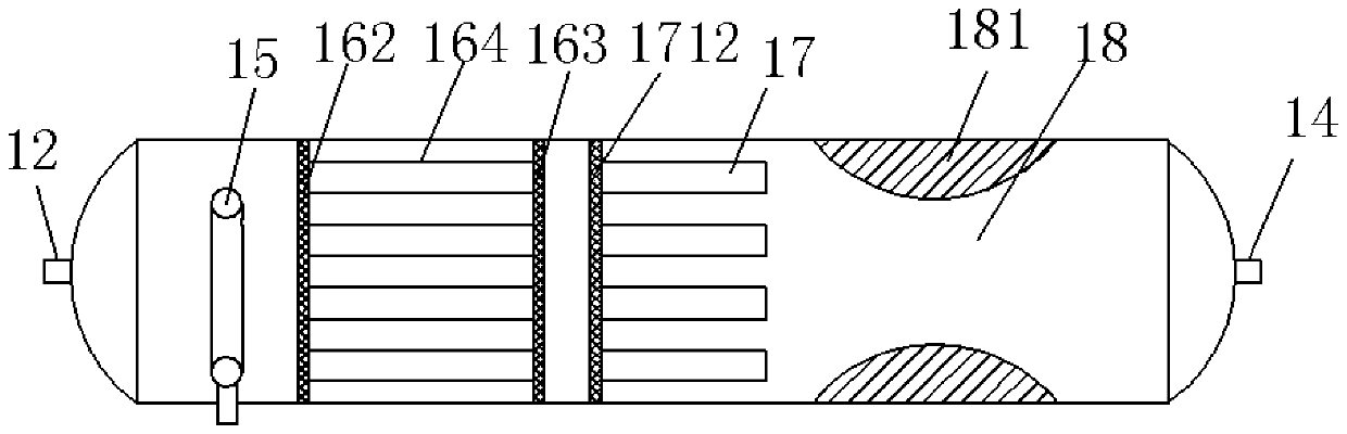 Gas-liquid reaction method and gas-liquid reaction device for entering reaction preparation state in advance