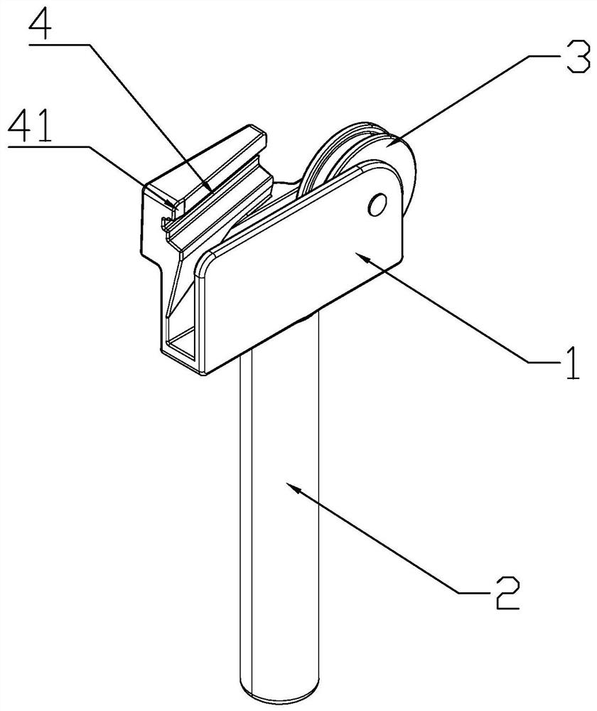 A hand-held glass sealing strip sticking tool