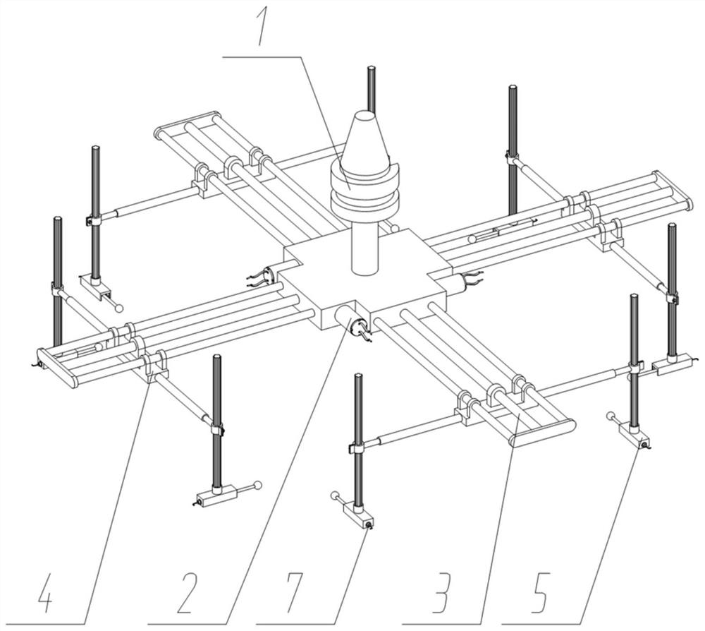 CNC machine tool fast tool setting device