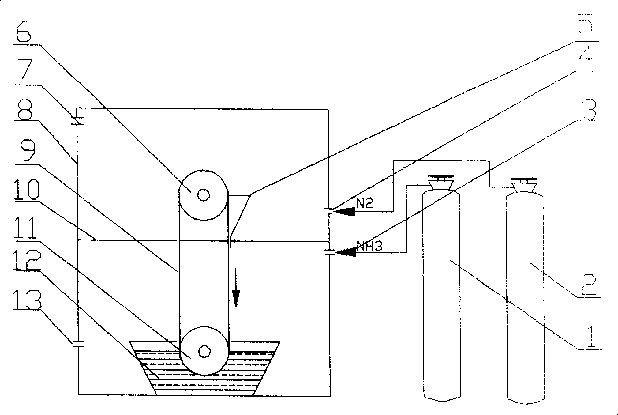 Method for making magnetic nano particle based on solution co-deposition