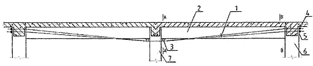 Method for pulling pillar through prestress using non-binding steel strands