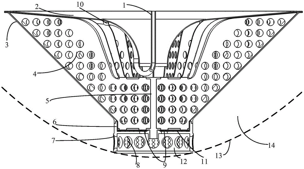 A liquid accumulator for a propellant tank in a space vehicle