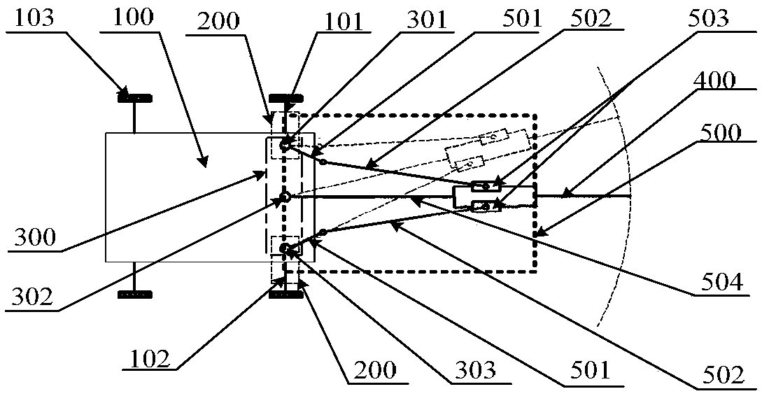 Navigation sweeping equipment mounted on patrolling robot vehicle in heliostat field and method