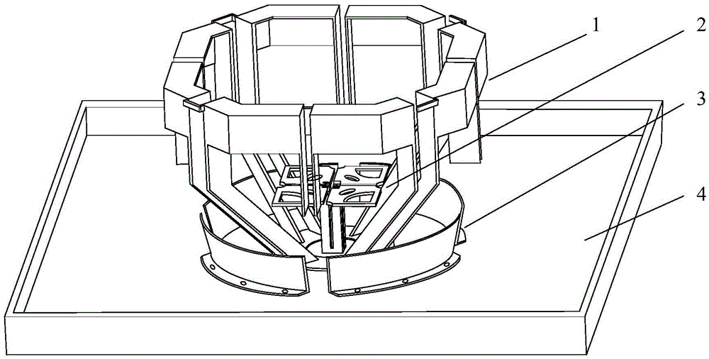 Small high and low frequency coaxial dual-polarized base station antenna unit