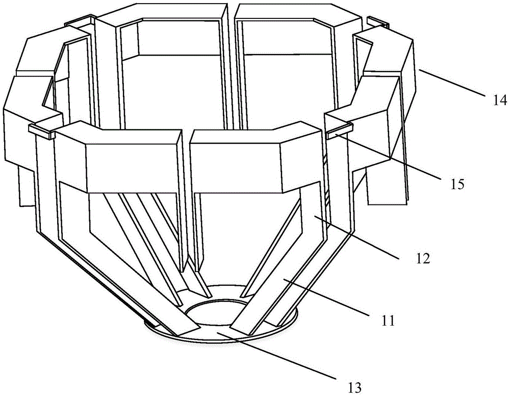 Small high and low frequency coaxial dual-polarized base station antenna unit