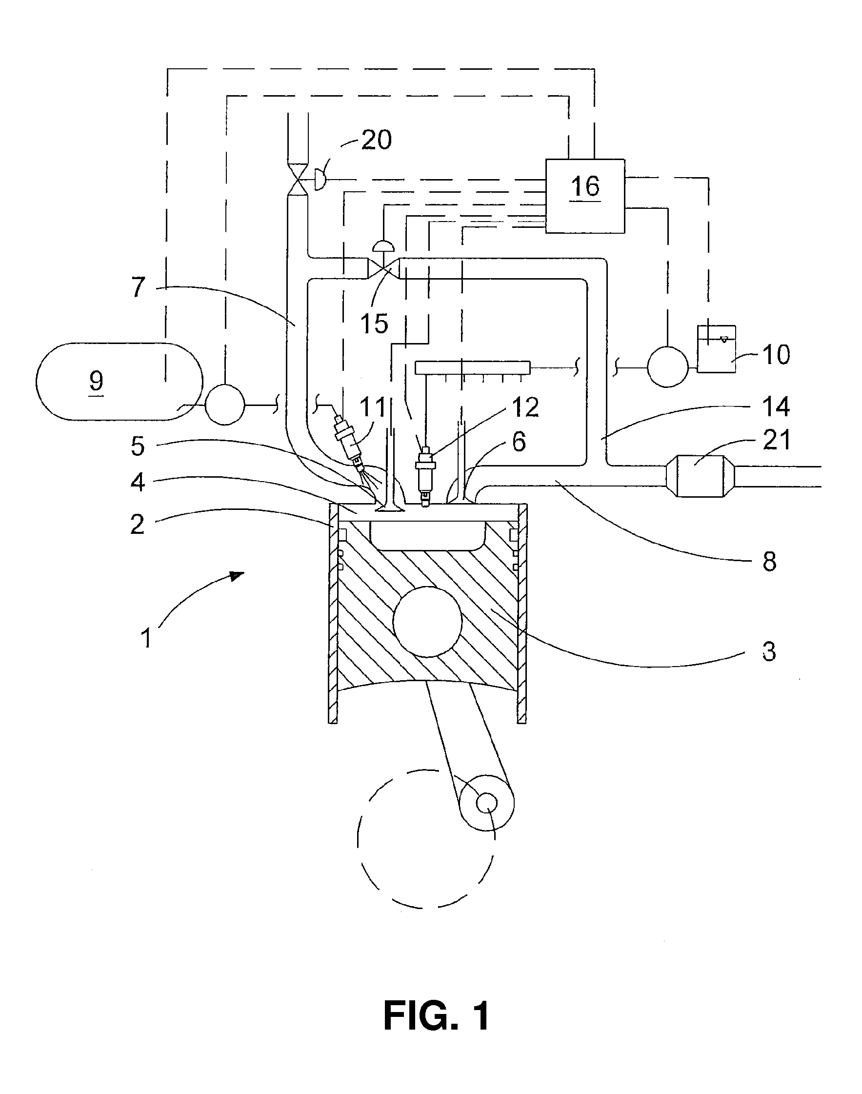 Gaseous-fuelled stoichiometric compression ignition internal combustion engine