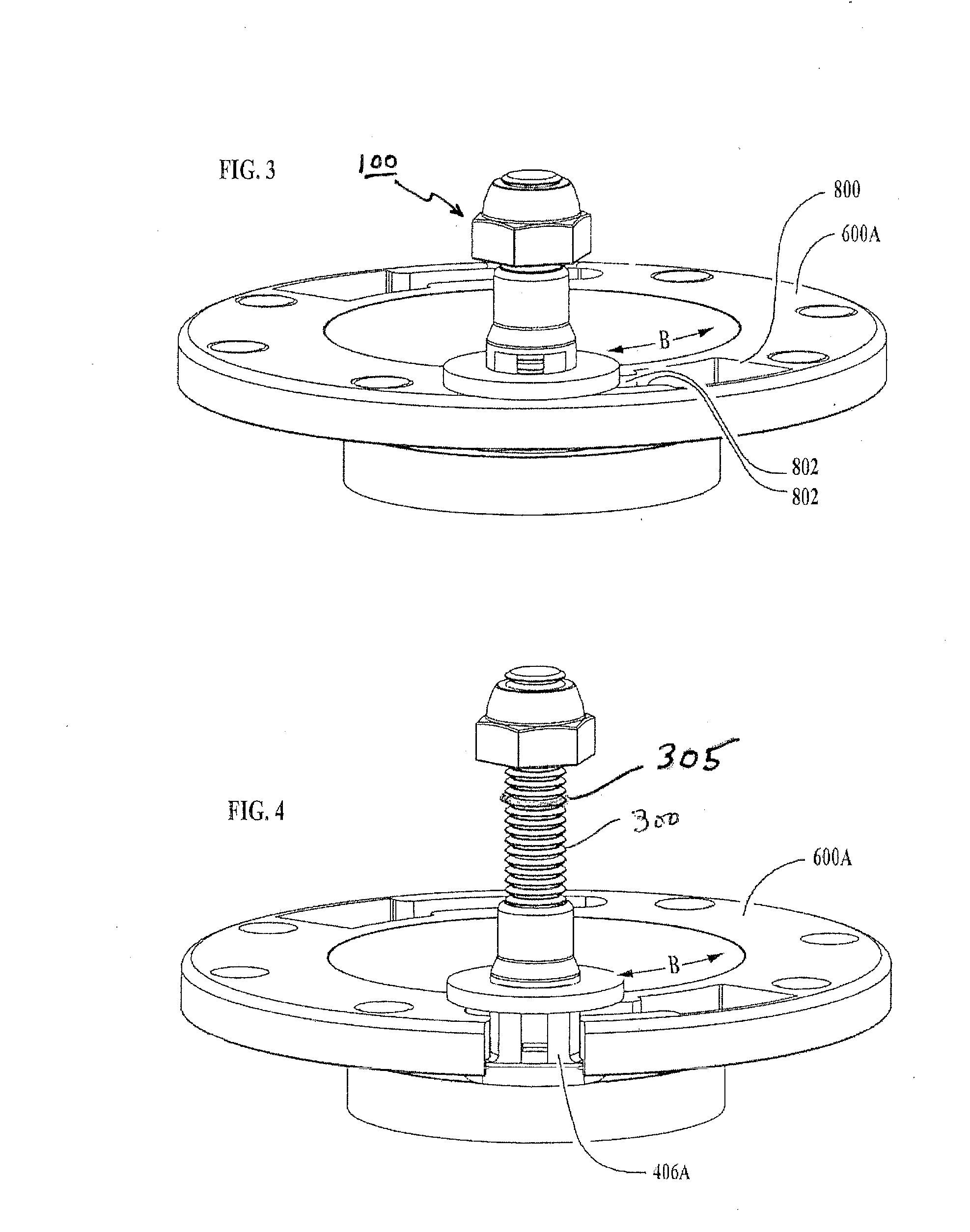 Self adjusting toilet bolt assembly for connecting a toilet bowl to a closet flange