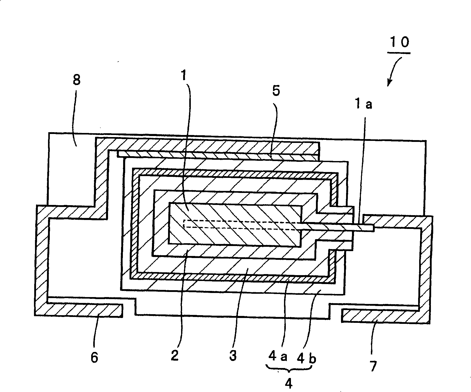 Niobium solid electrolytic capacitor and its production method