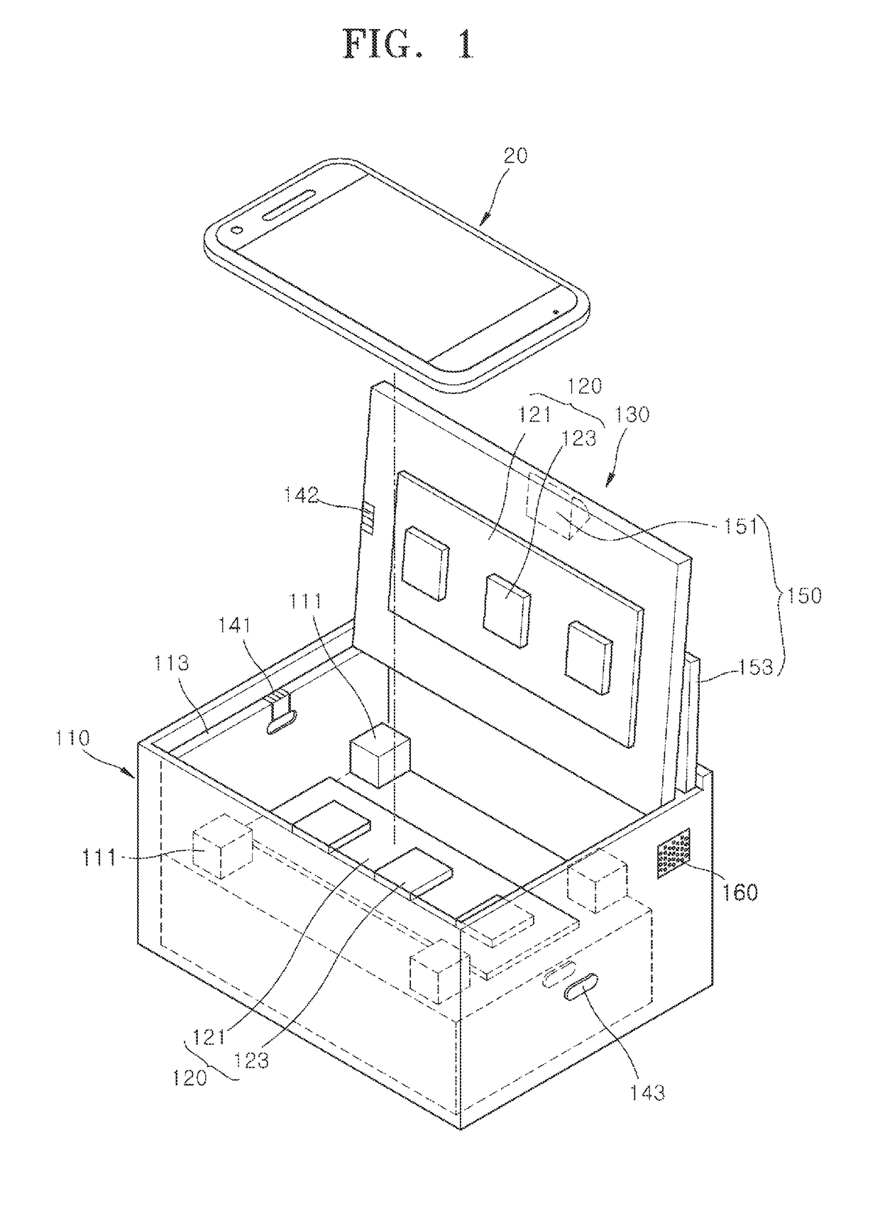 Sterilization apparatus for portable electronic device