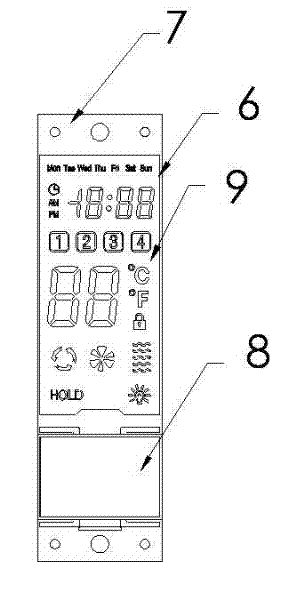 Temperature auto-controlled electric heater with touch sensing device