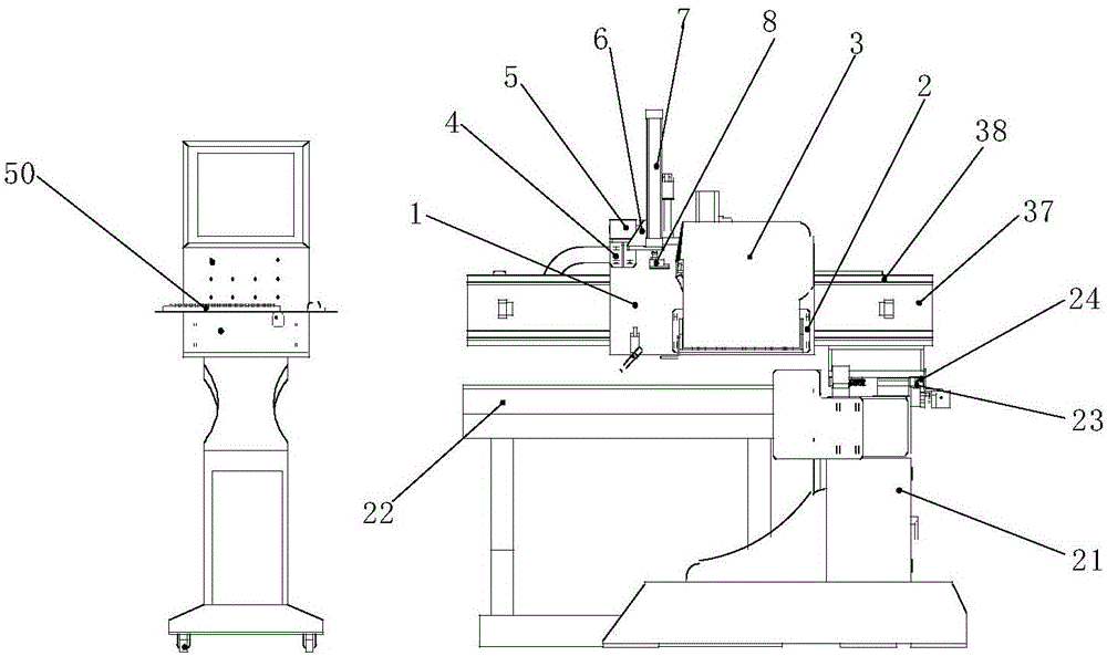 Carpentry labelling machine