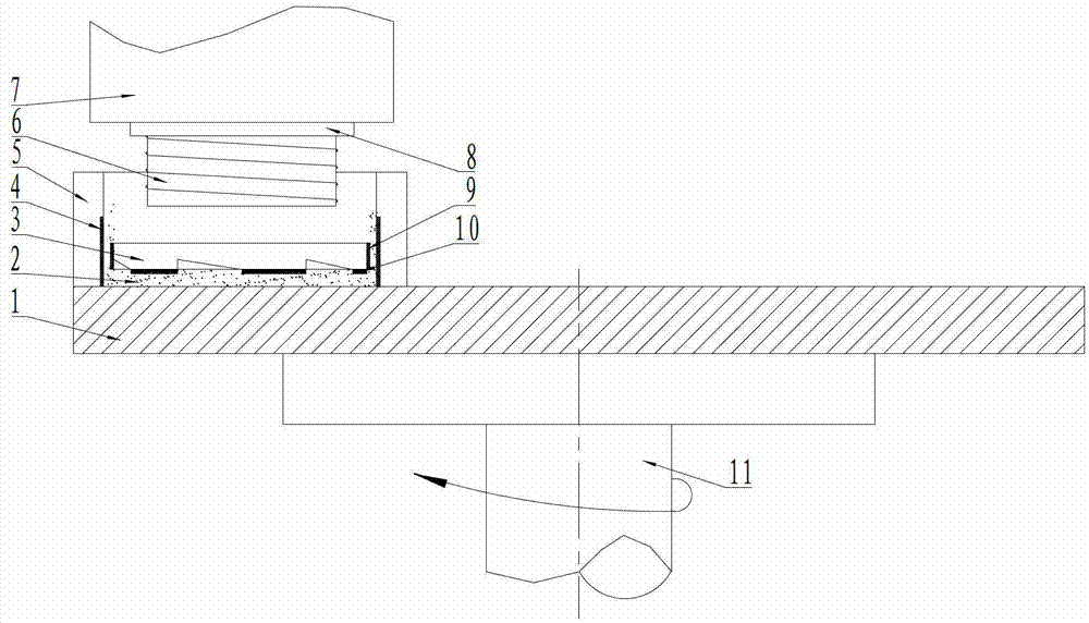 Anti-collision suspension polishing device