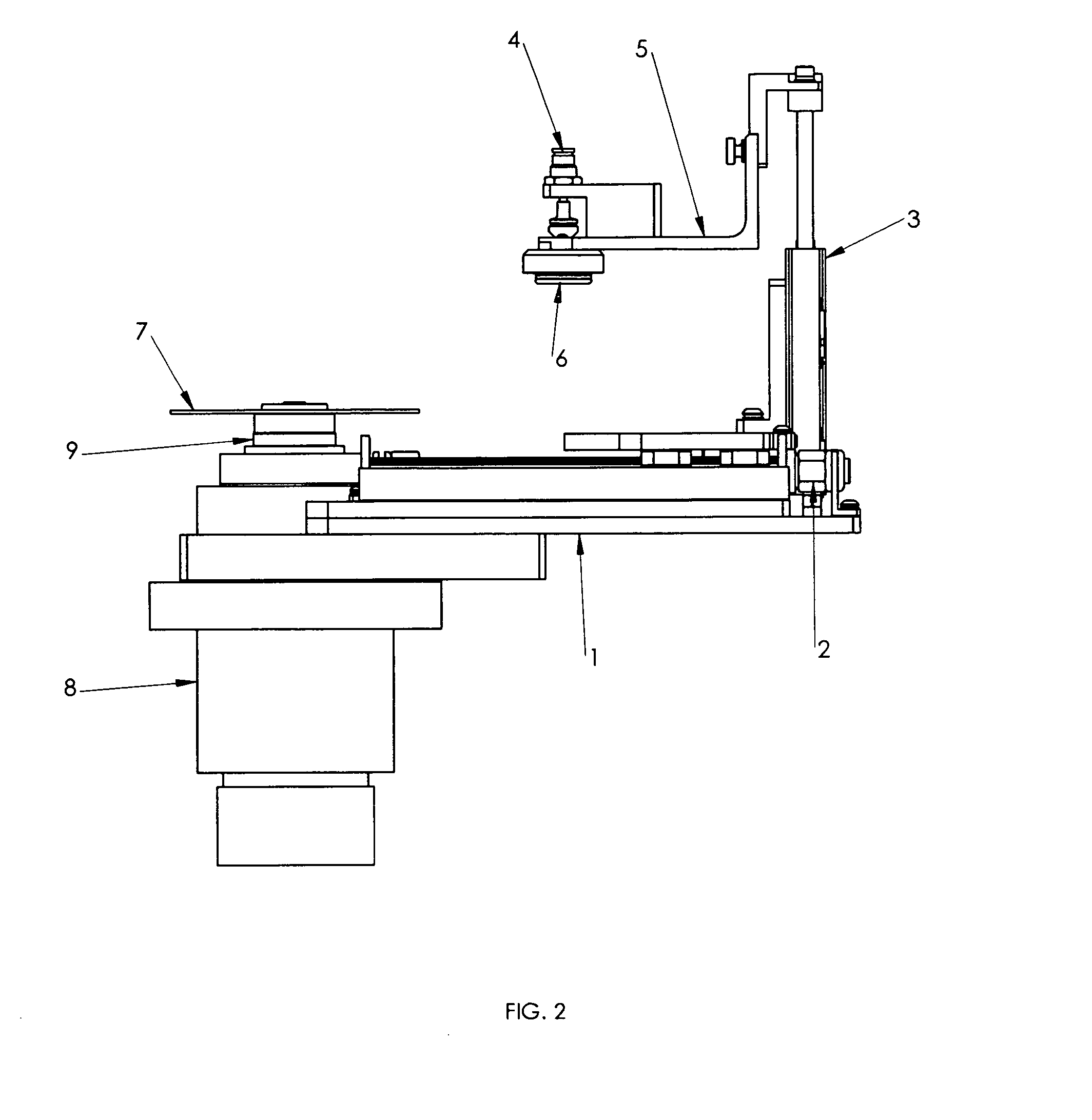 Automated disk clamping method for spinstand for testing magnetic heads and disks