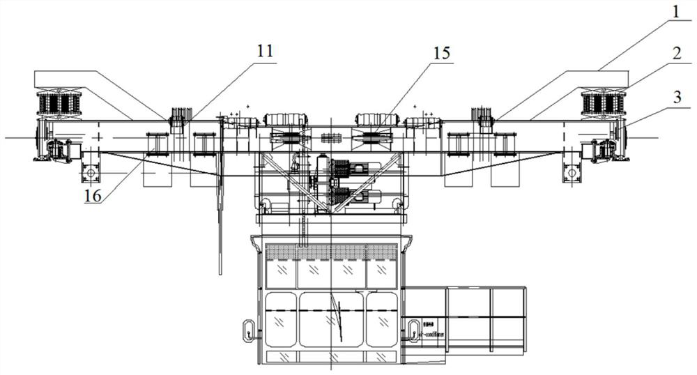 Bridge crane with high-speed assembly