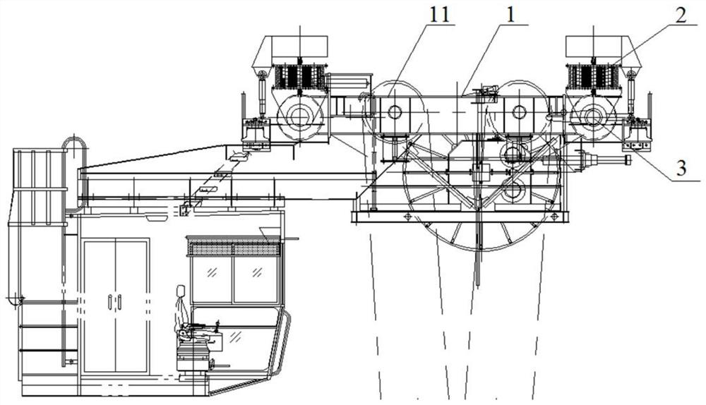 Bridge crane with high-speed assembly