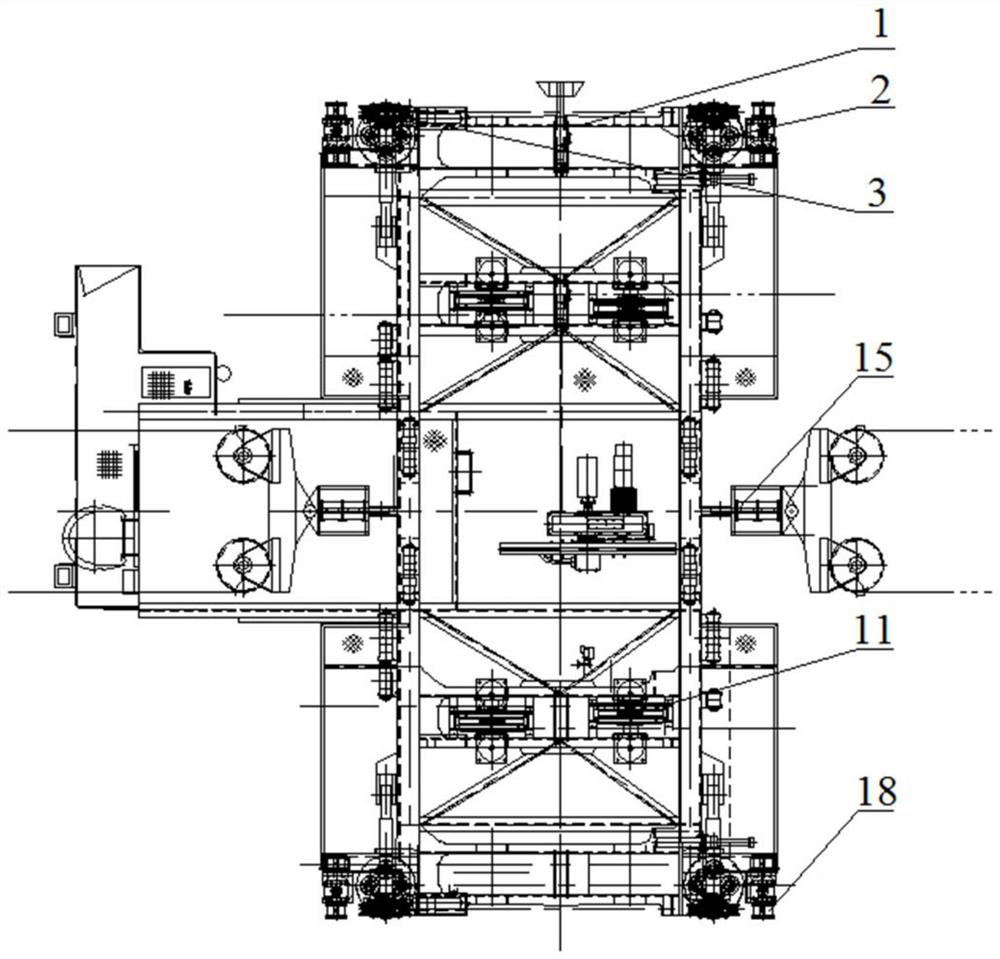 Bridge crane with high-speed assembly