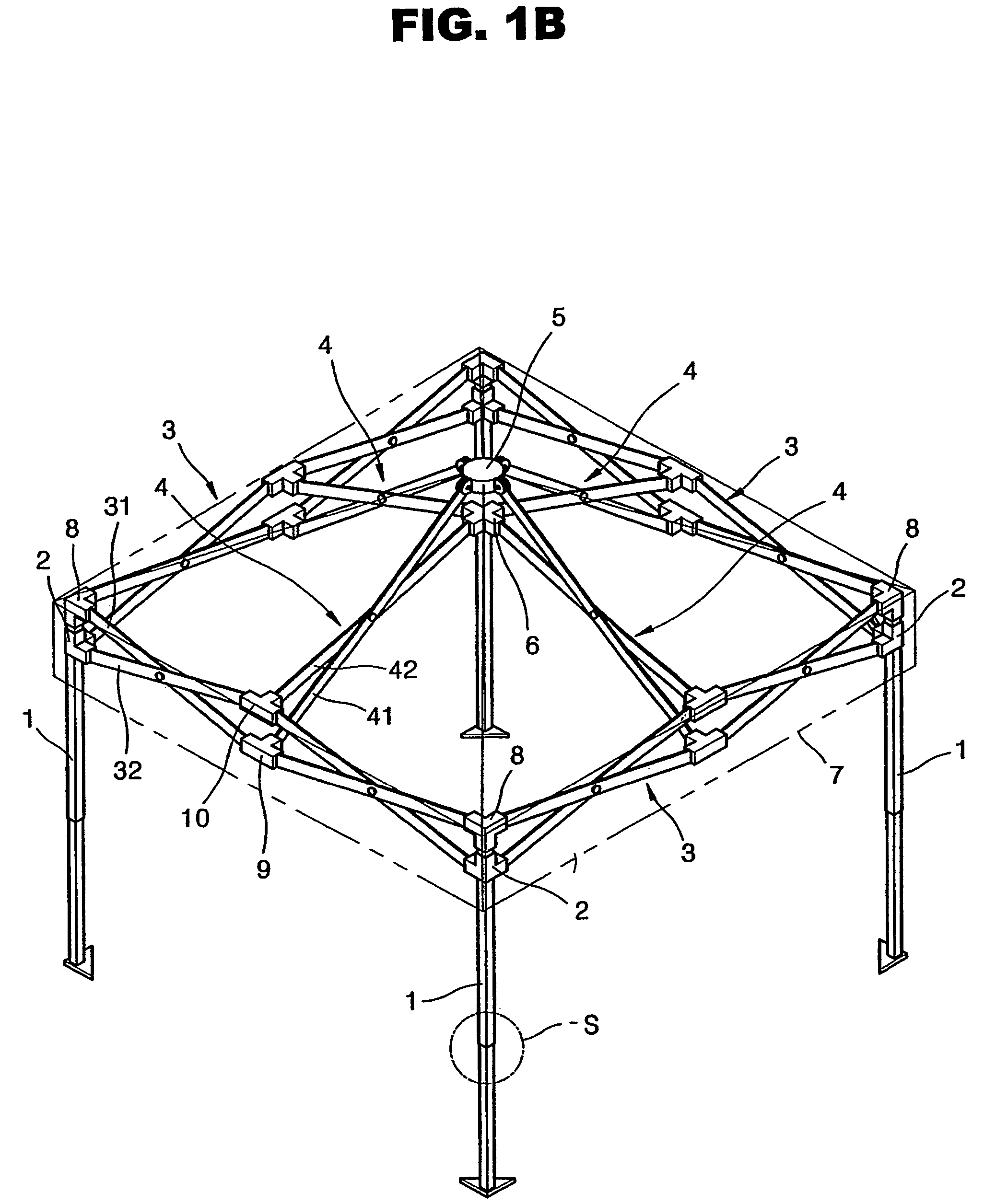 Structure of canopy