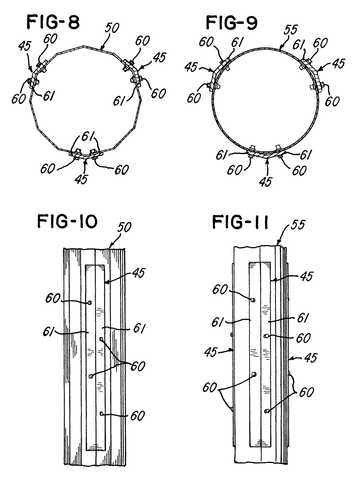 Reinforcing systems to strengthen monopole towers