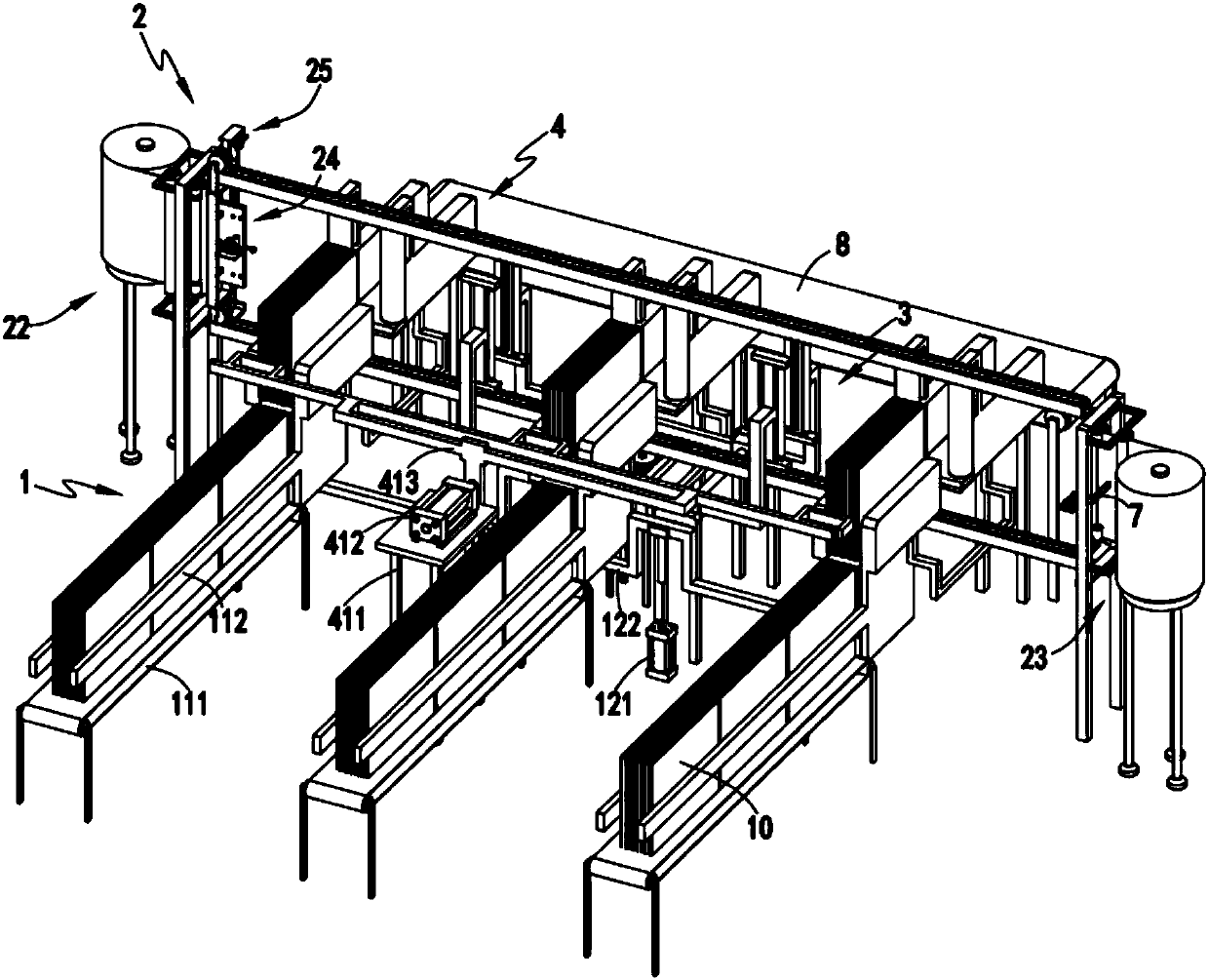 Polar group automatic continuous film coating system