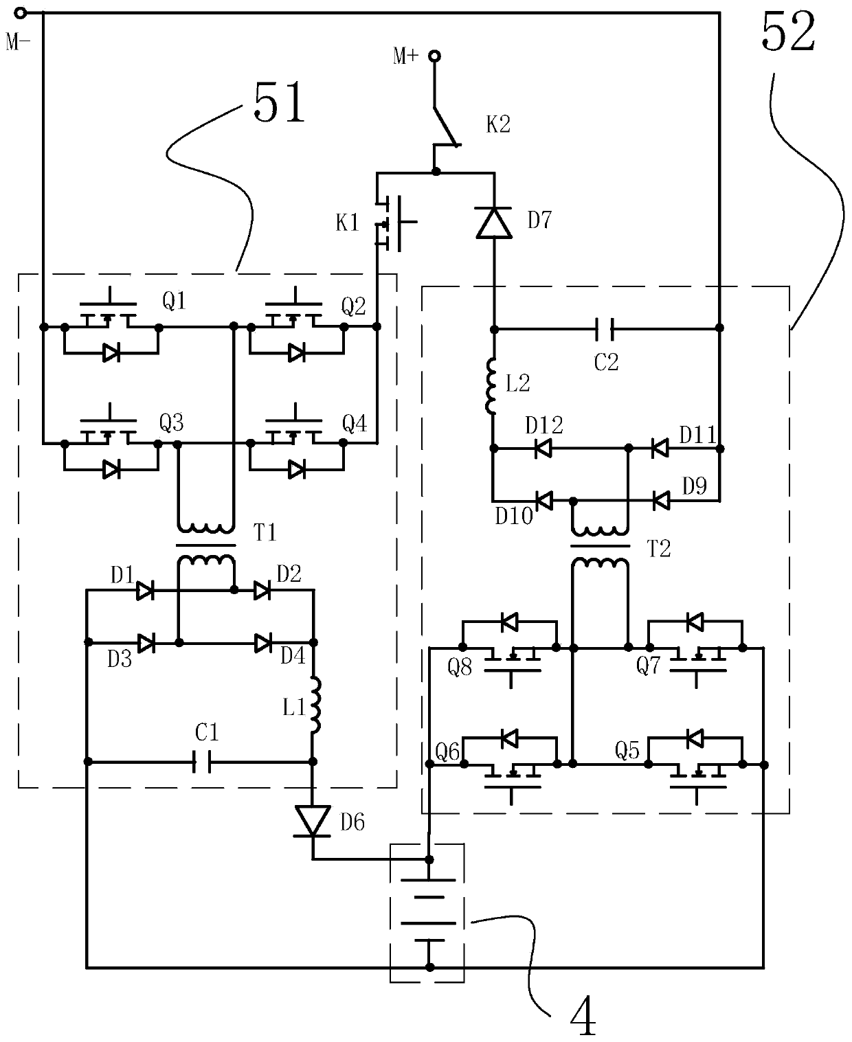 High-reliability direct-current power supply for transformer substation and inspection method