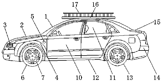 New energy automobile with standby power supply