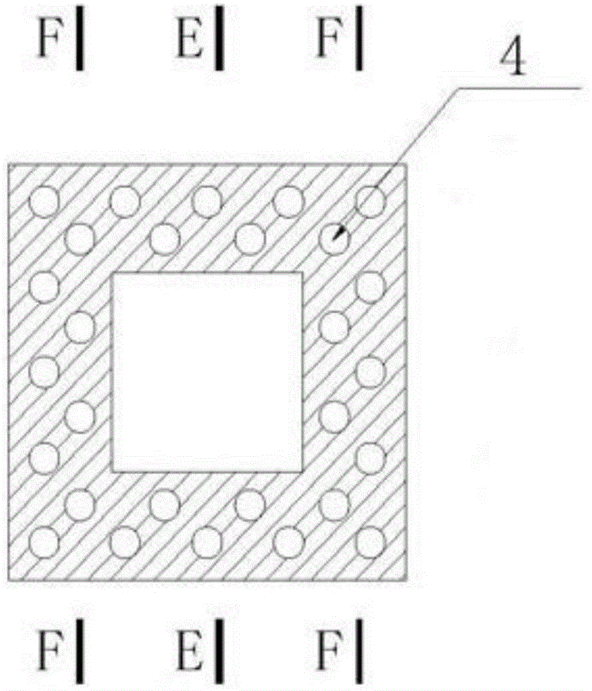 Wellhead of frustum-shaped internal-external water-inflow permeable inverted-filtering recharge well