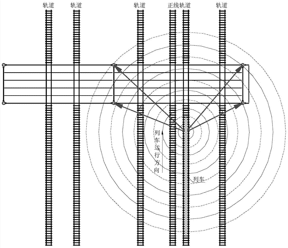 Calculation method of dynamic response of flyover under non-uniform excitation