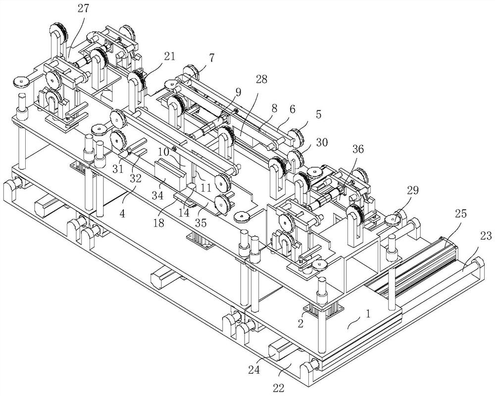 High-strength rail trolley wheel train sets and rail replacing method thereof