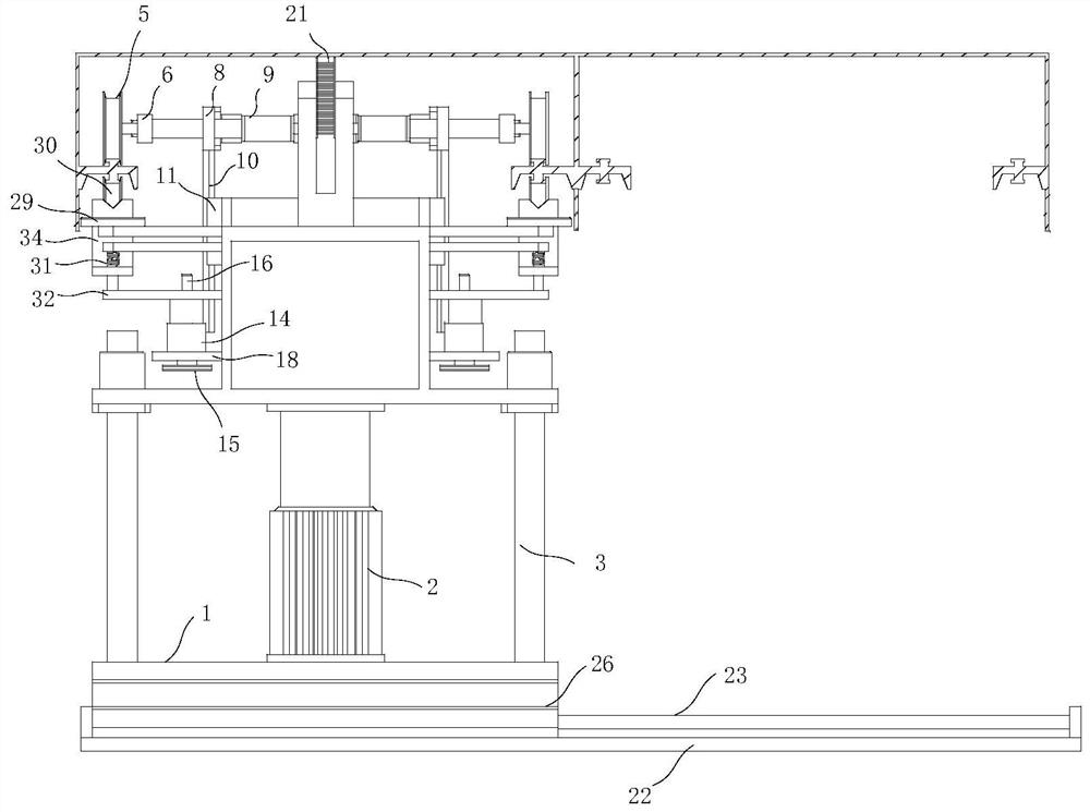 High-strength rail trolley wheel train sets and rail replacing method thereof