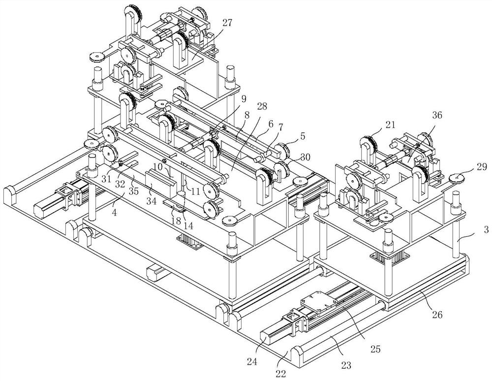 High-strength rail trolley wheel train sets and rail replacing method thereof