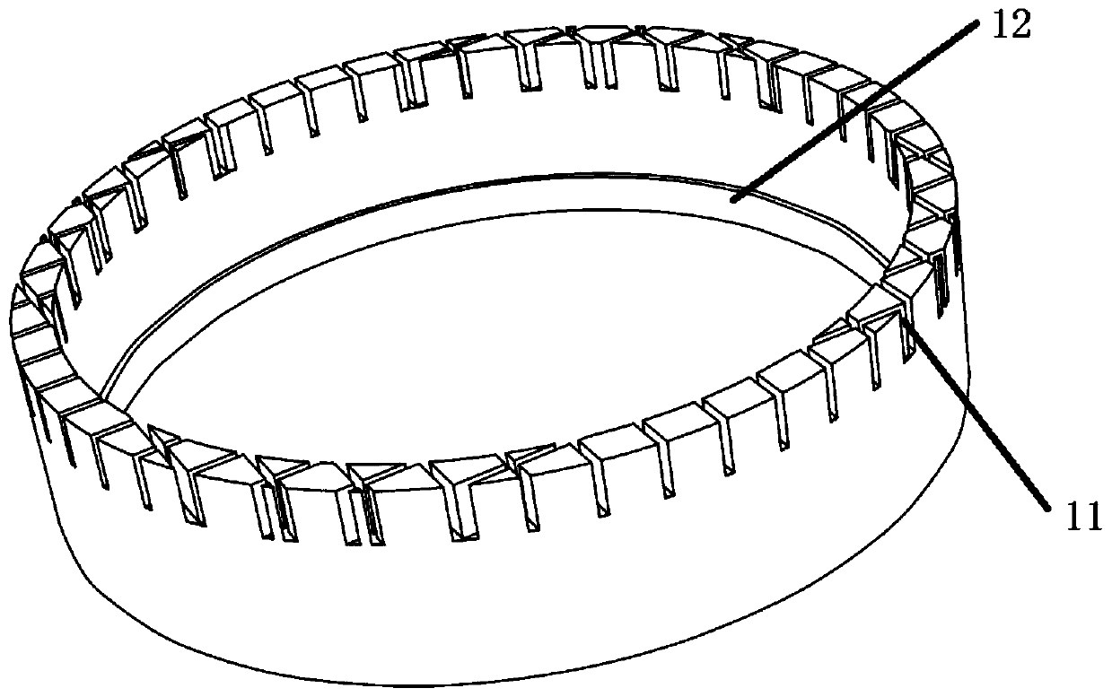 Potting mold and potting method thereof