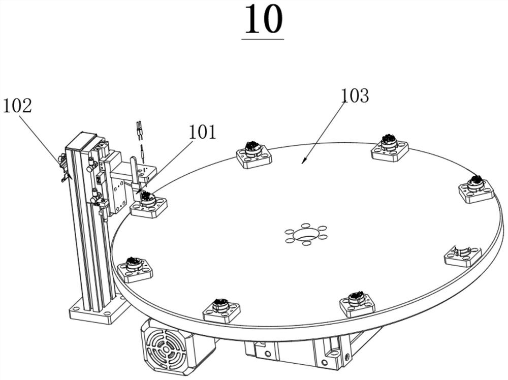 Gear set meshing detection auxiliary device for intelligent production of electromechanical valve of gas meter