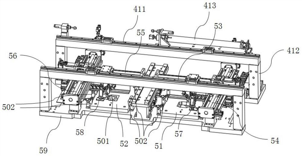 Carrier jointed board feeding and discharging equipment