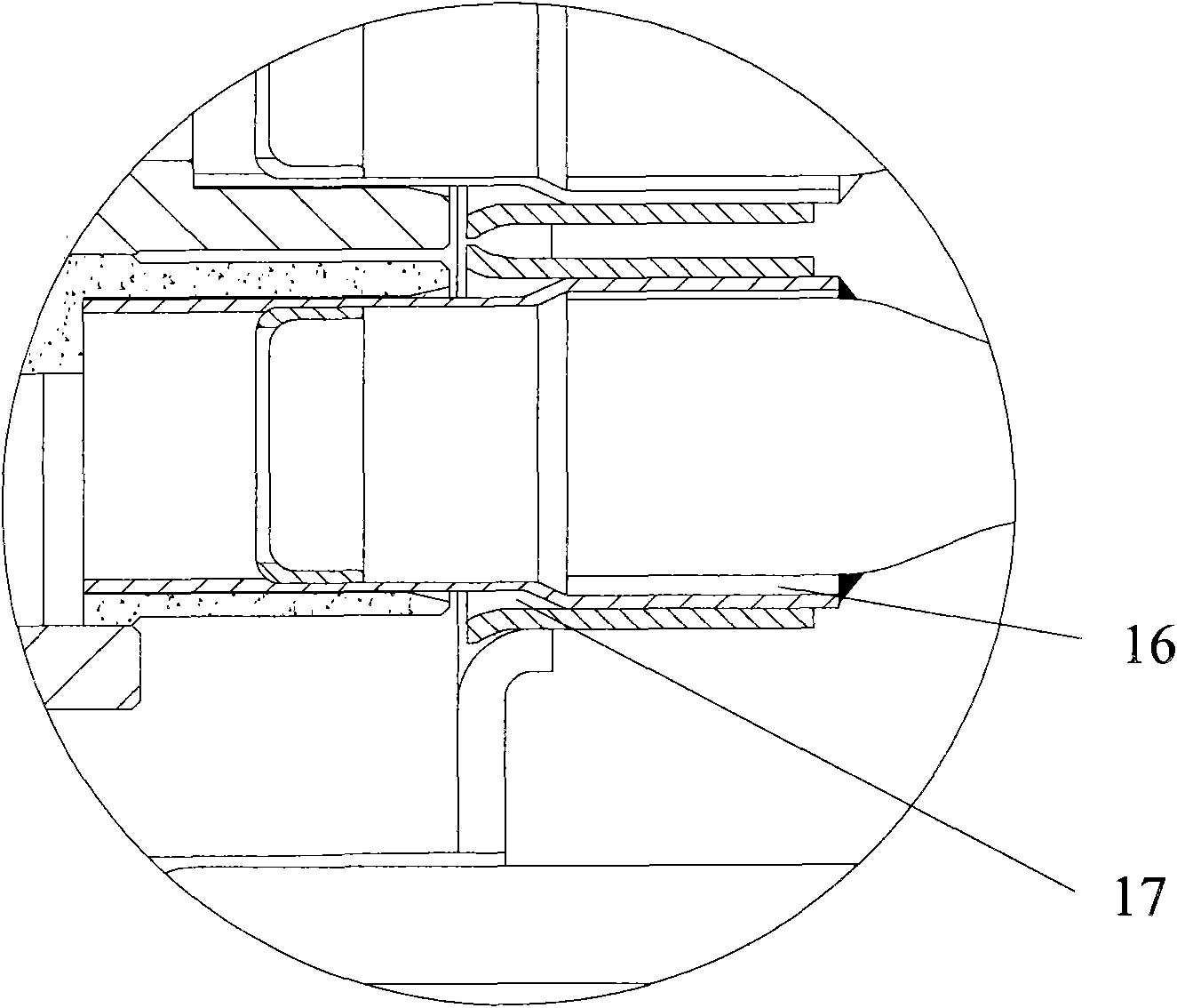 Rotary type compressor and gas-liquid separator thereof