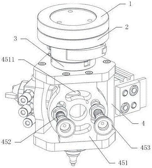 Multi-position clamping fixture of industrial robot