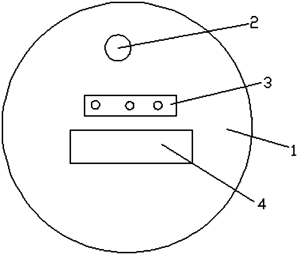 Abrasion monitoring instrument of digital displaying bearing