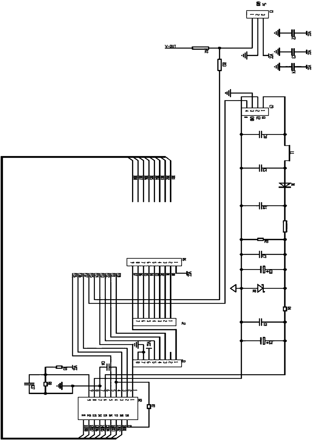 Abrasion monitoring instrument of digital displaying bearing