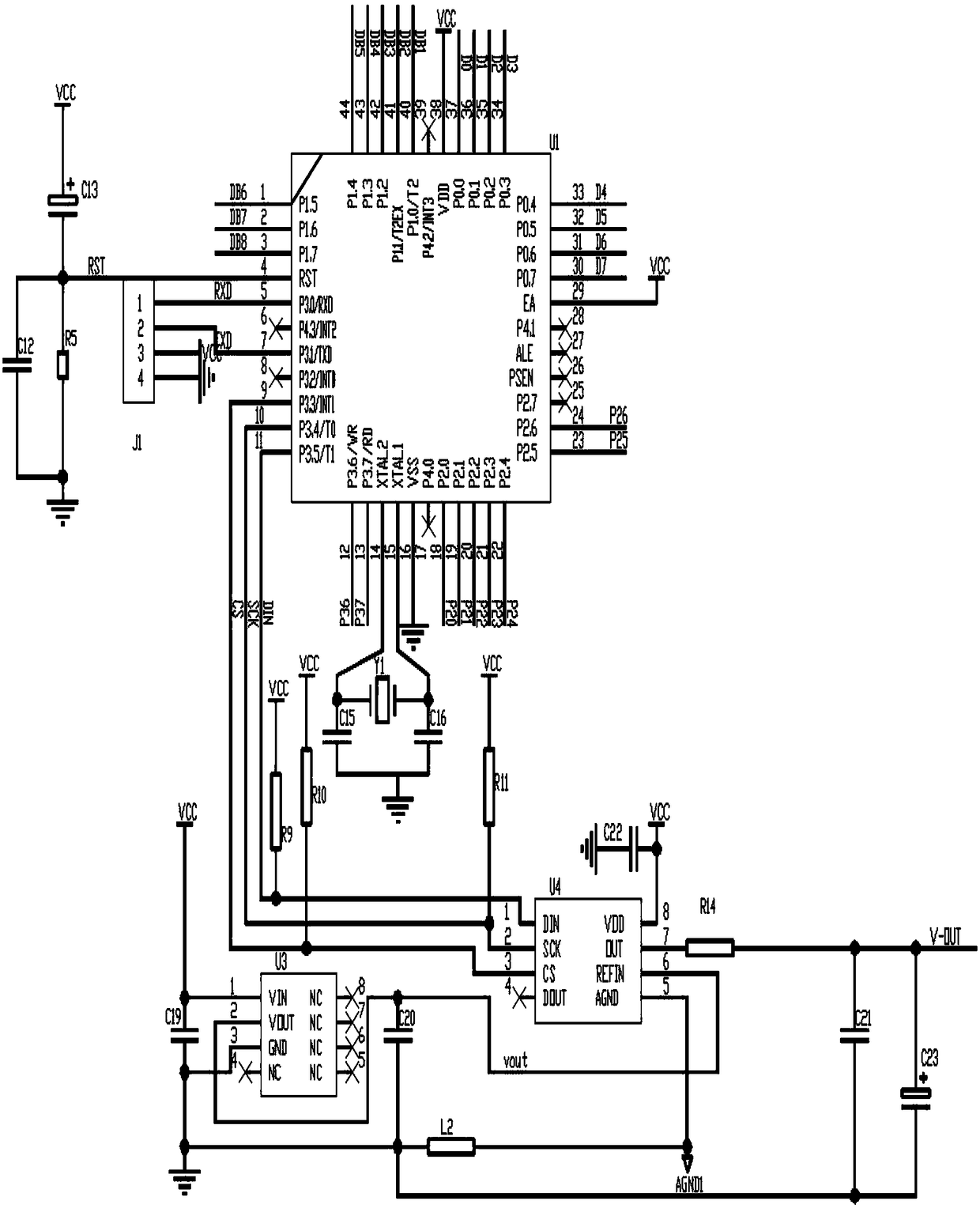 Abrasion monitoring instrument of digital displaying bearing