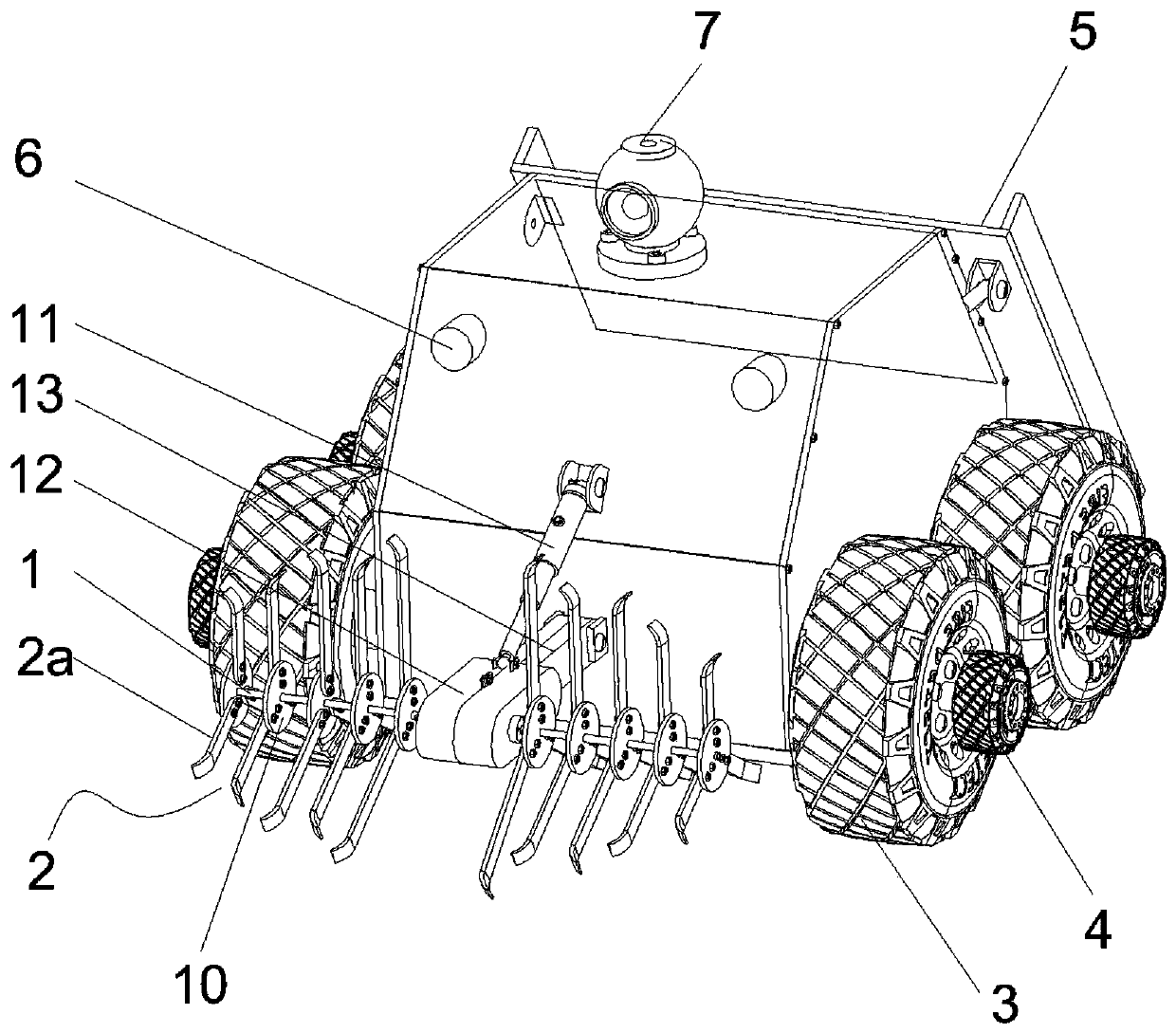 Pipeline cleaning robot