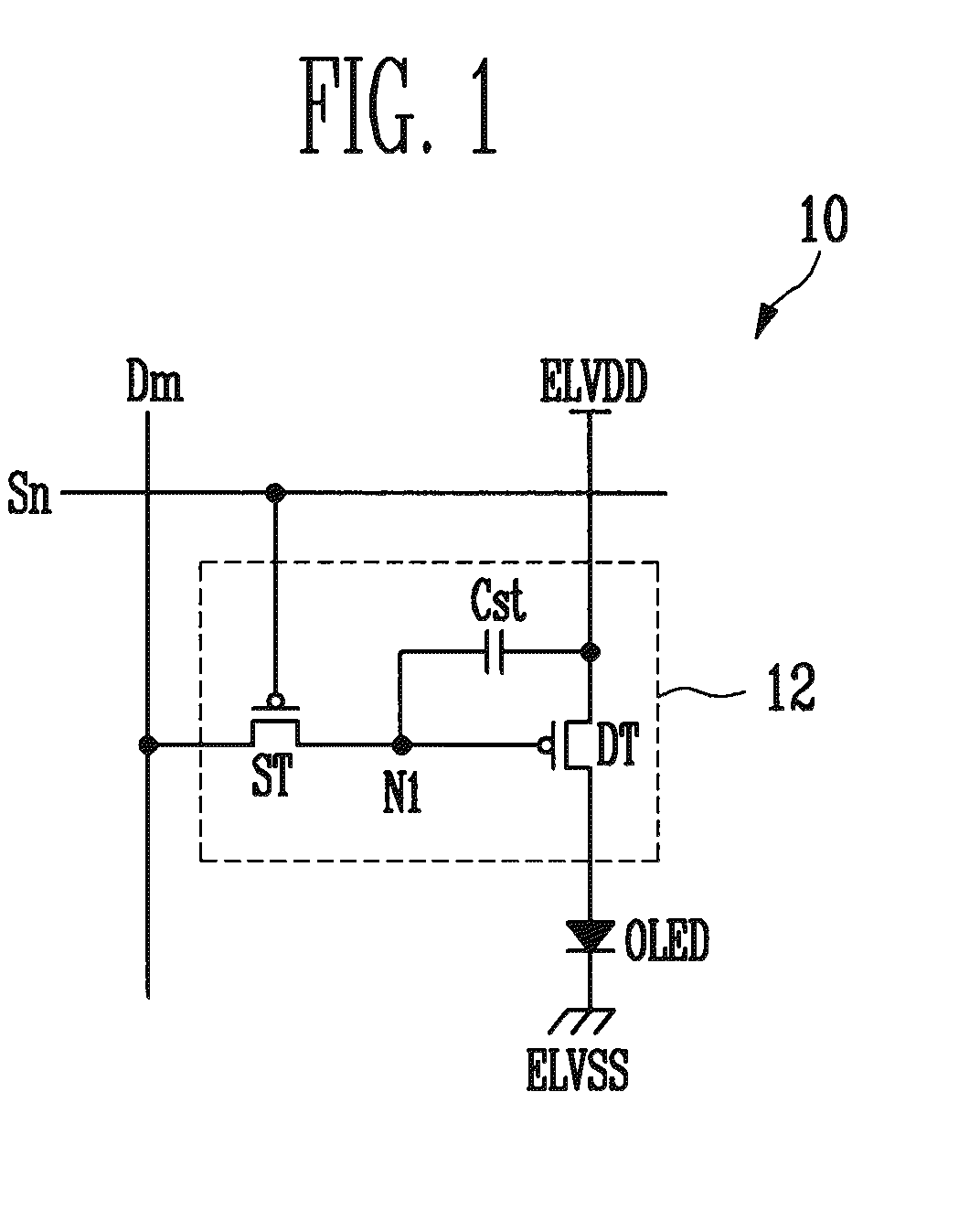 Mother substrate of organic light emitting displays capable of sheet unit testing and method of sheet unit testing