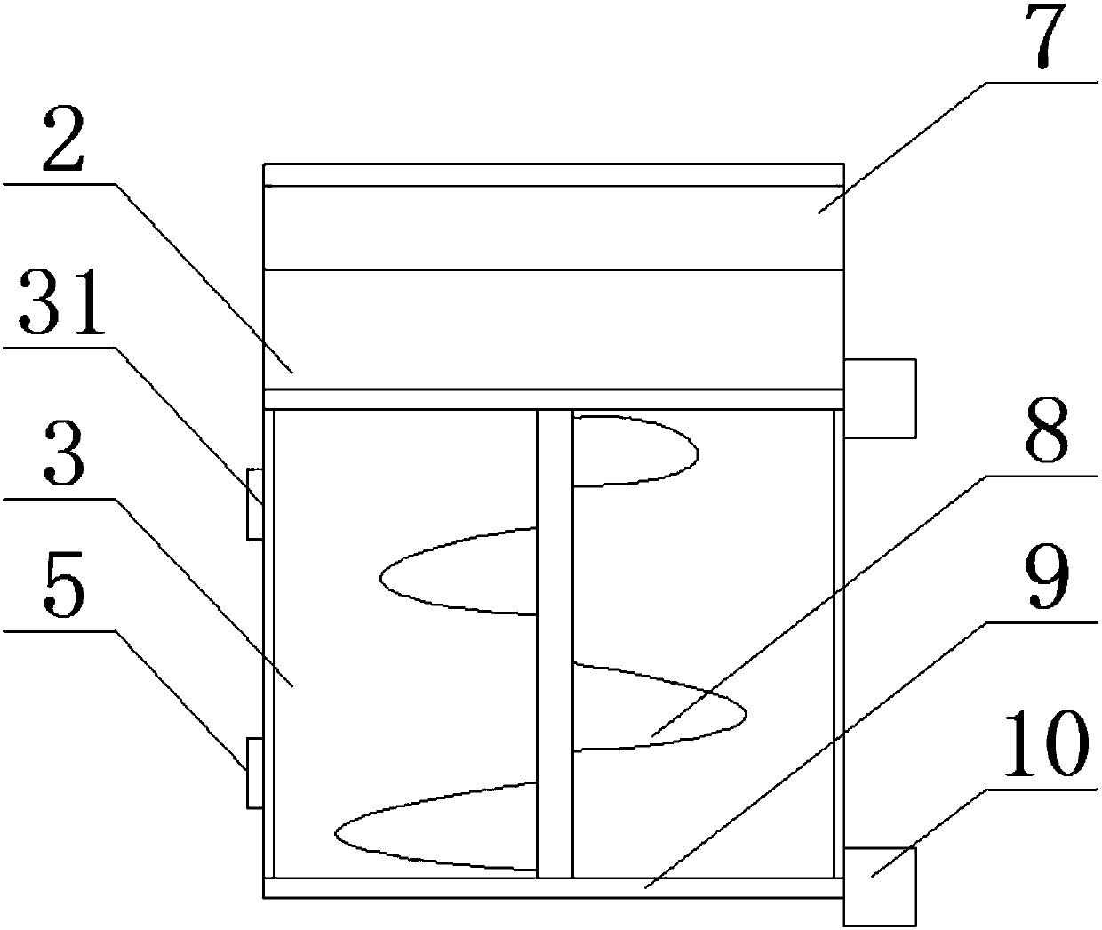 Conversion apparatus fur producing organic fertilizers