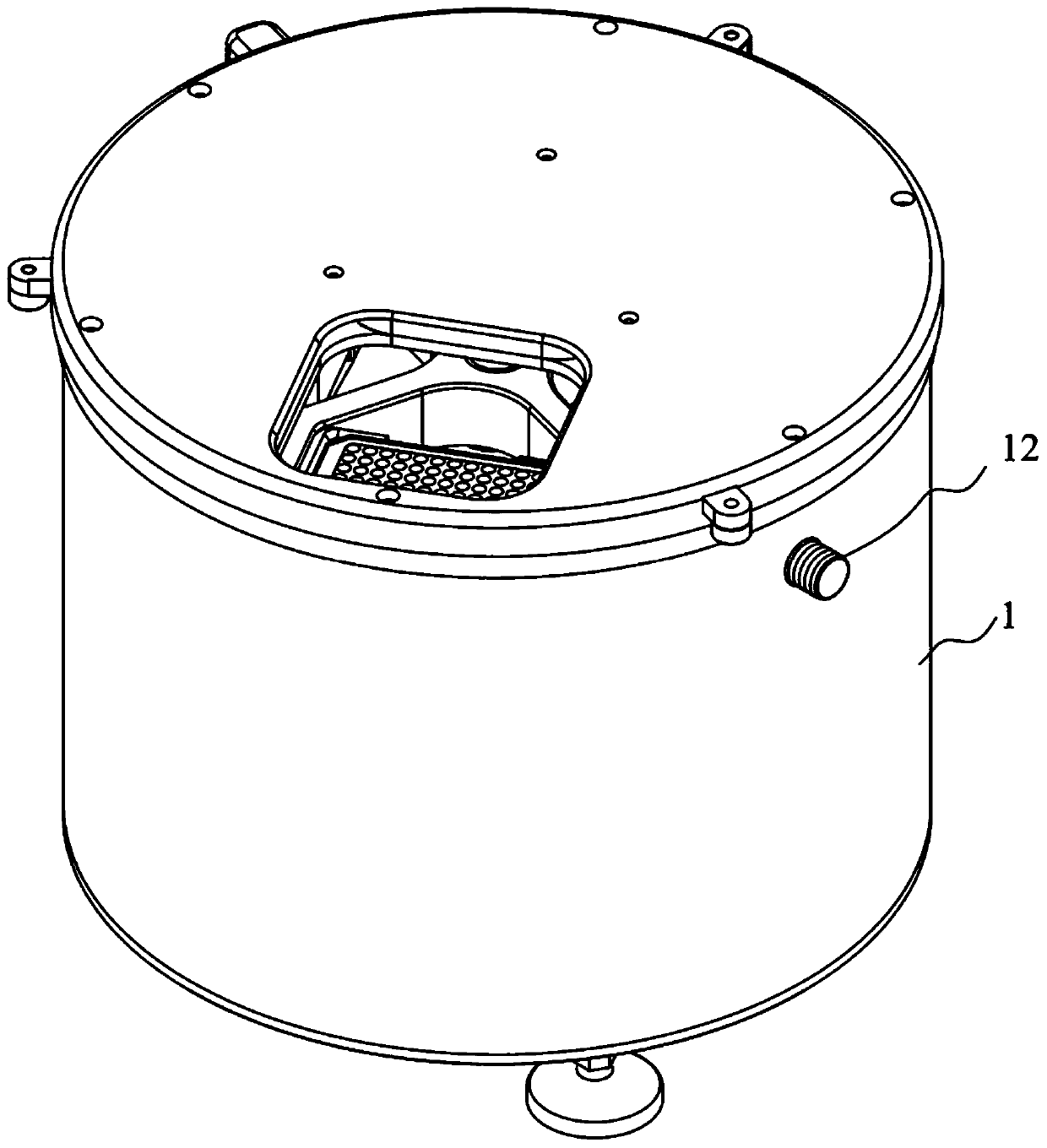 Vacuum centrifugal machine