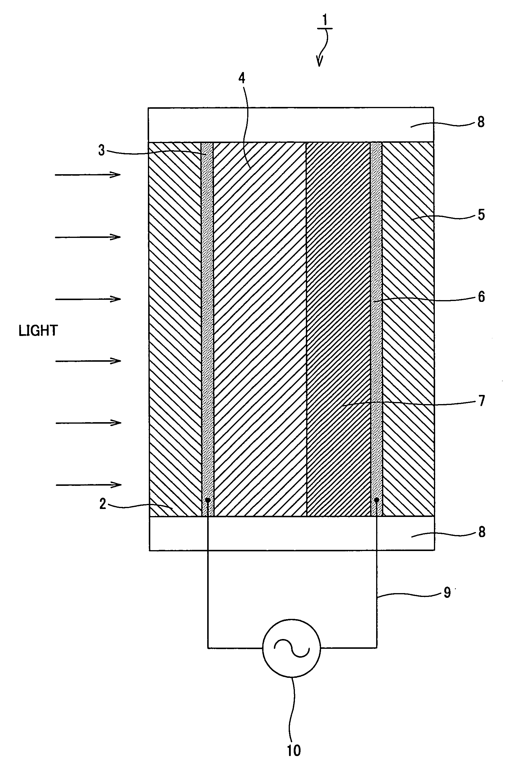 Coloring matter sensitization type photoelectric conversion device