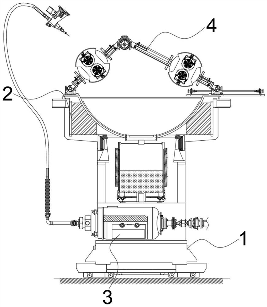 Wound flushing and nursing device for ICU critical patient